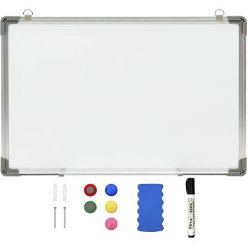 Prolenta Premium - Whiteboard magnetisch 60x40 cm staal wit
