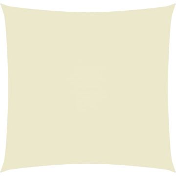 Prolenta Premium - Zonnescherm vierkant 2,5x2,5 m oxford stof crèmekleurig - Huis en Tuin