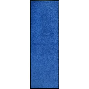 Prolenta Premium - Deurmat wasbaar 60x180 cm blauw