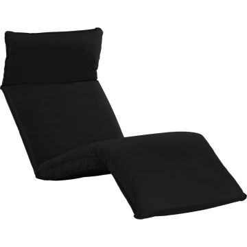 Prolenta Premium - Ligstoel inklapbaar oxford stof zwart