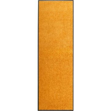 Prolenta Premium - Deurmat wasbaar 60x180 cm oranje