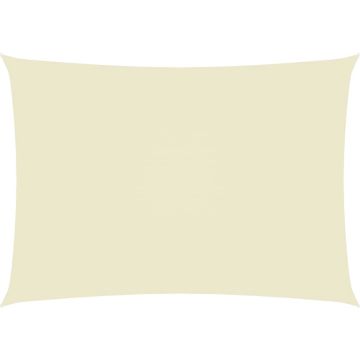 Prolenta Premium - Zonnescherm rechthoekig 3,5x5 m oxford stof crèmekleurig - Huis en Tuin