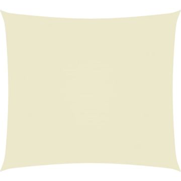 Prolenta Premium - Zonnescherm rechthoekig 3,5x4,5 m oxford stof crèmekleurig - Huis en Tuin