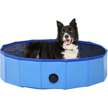 Prolenta Premium - Hondenzwembad inklapbaar 80x20 cm PVC blauw - Huis en Tuin