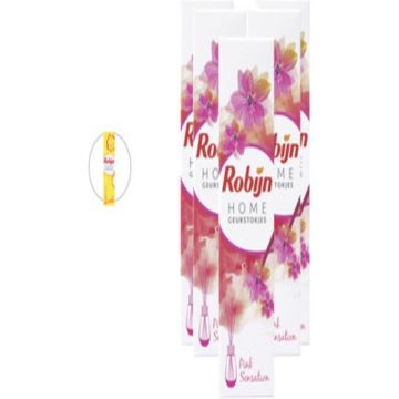 Robijn geurstokjes Pink Sensation - Voordeelverpakking 6 Stuks