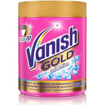 VANISH Gold Oxi Action Vlekverwijderaar Voor Witte &amp; Gekleurde Was - Ook Voor Rode Wijnvlekken - 470g