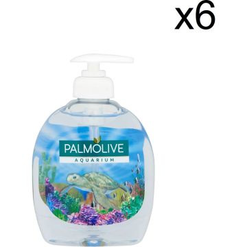 Palmolive Hygiëne Plus Anti-Bacteriële Handzeep Pomp - Aquarium - 6 x 300 ml - Voordeelverpakking