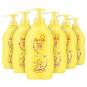 Zwitsal Zeepvrije Wasgel Pomp - Voordeelverpakking 6 x 400 ml