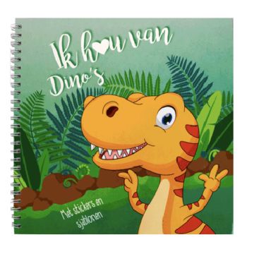 Ik hou van dino's sjabloonboek