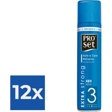 Proset Hairspray Extra Sterk - Voordeelverpakking 12 stuks