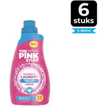 The Pink Stuff The Miracle Wasgel Sensitive 960 ml - Voordeelverpakking 6 stuks